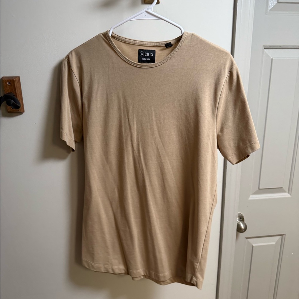 Cuts Clothing Short Sleeve Tee — Beige Tan
